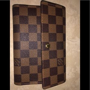 Louis Vuitton Damier Ebene Canvas Wallet